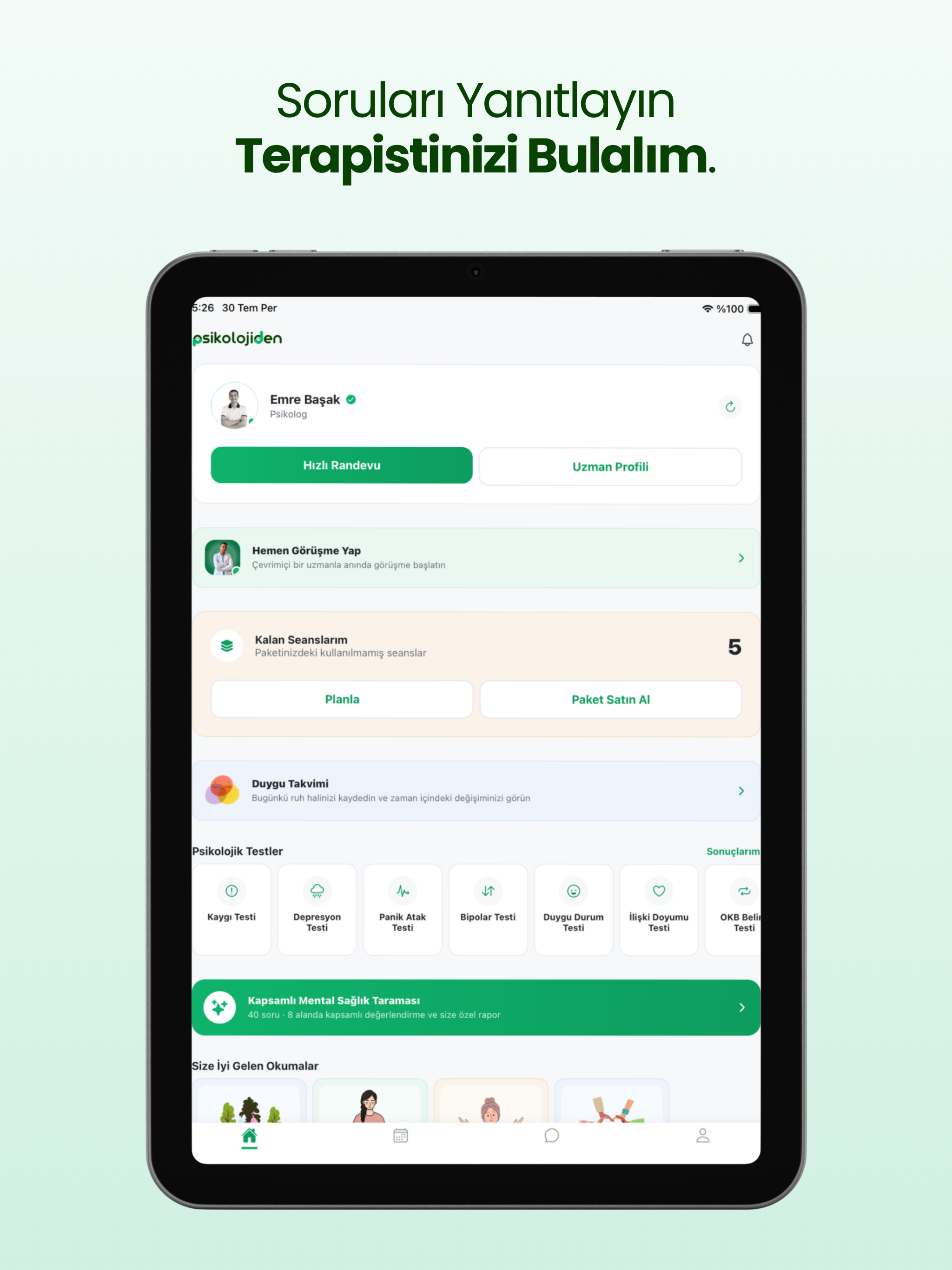 Psikolojiden: Online Terapi screenshot 8
