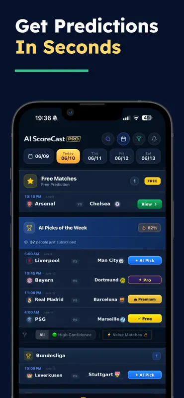 AI Scorecast Pro screenshot 2 of 6