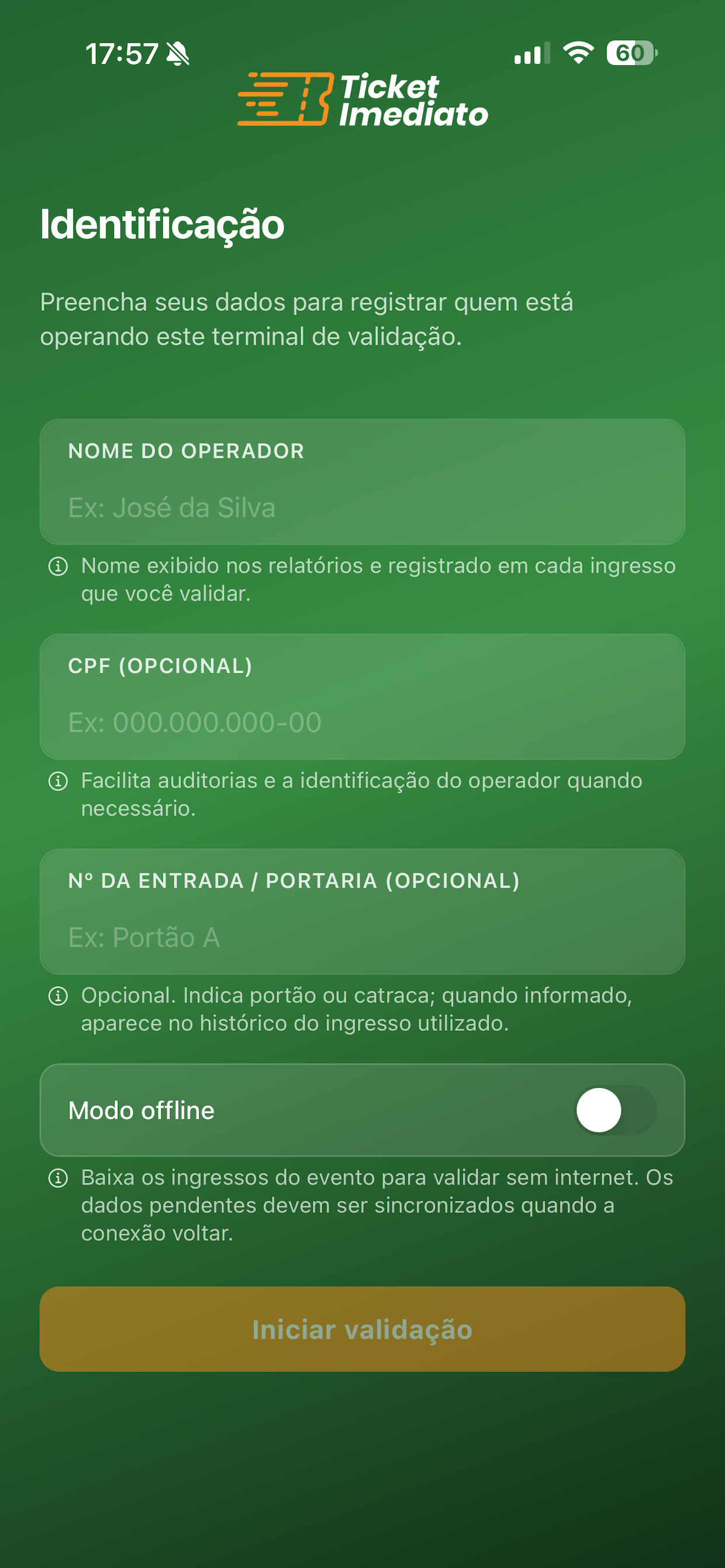 Ticket Imediato Get In screenshot 2