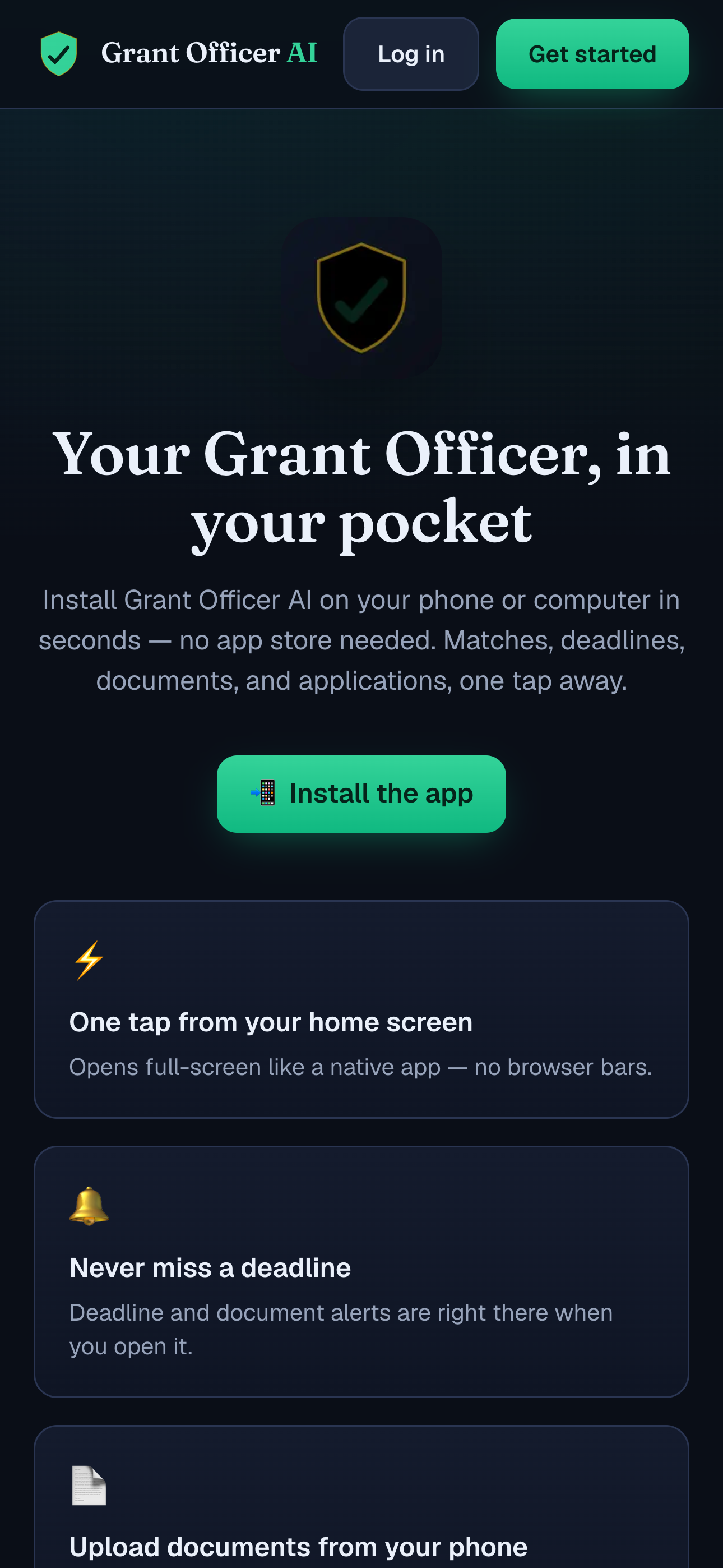 Grant Officer AI screenshot 4