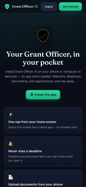 Grant Officer AI screenshot 4