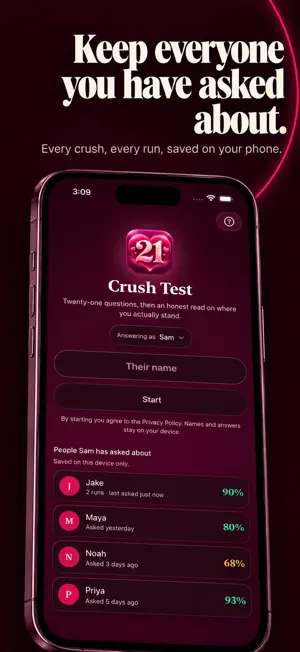 Crush Test: 21 Questions screenshot 1