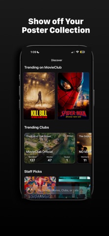 MovieClub: Your Film Community iPhone screenshot