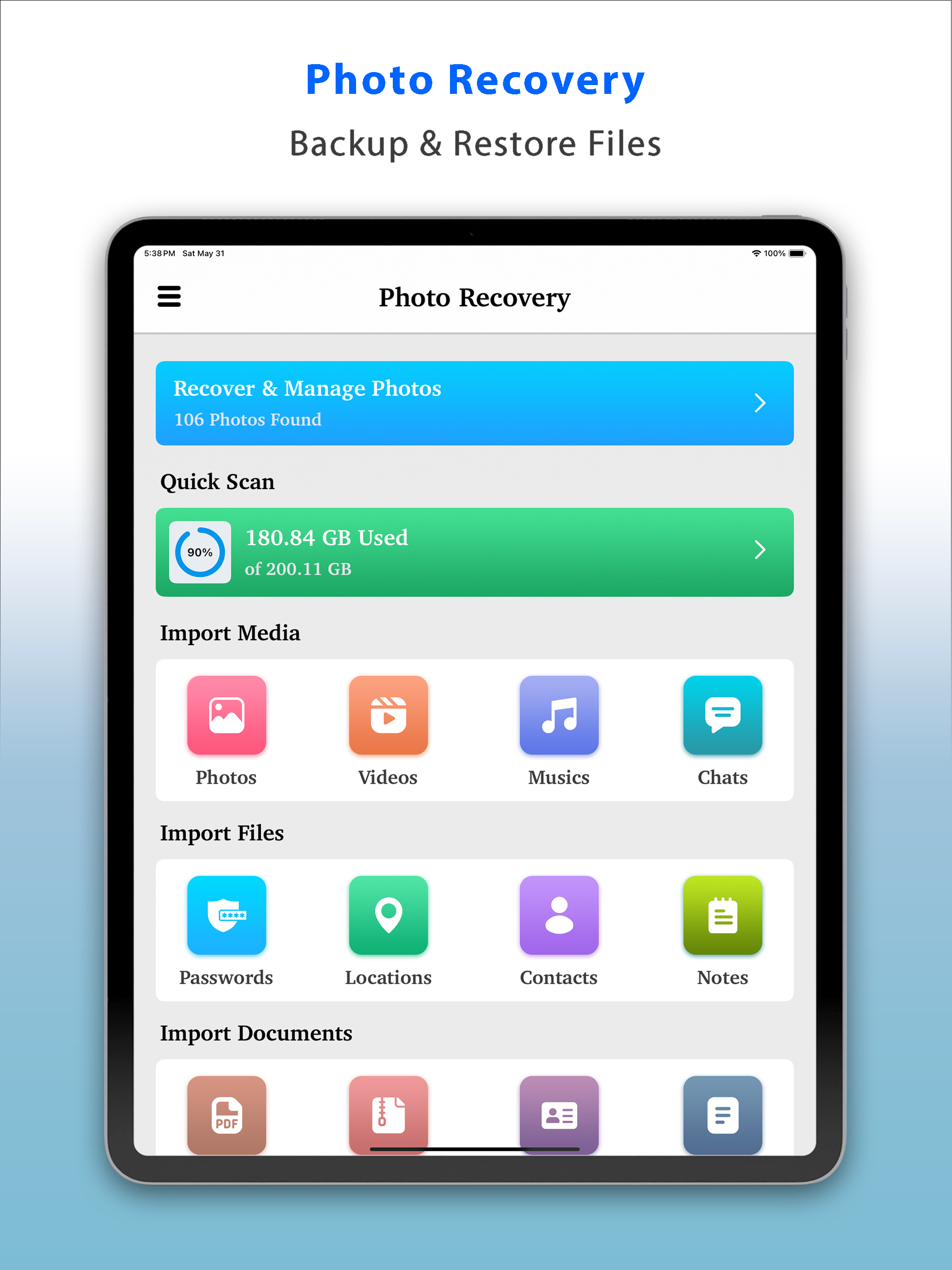 Photo Recovery - Restore Files