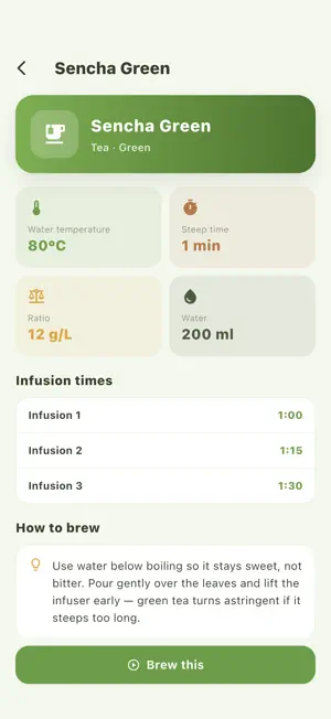 Brewory: Tea & Coffee Timer screenshot 3