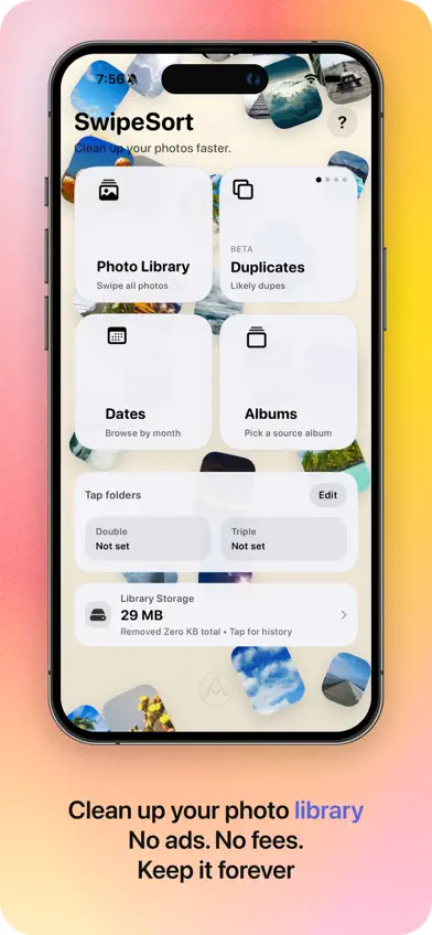 Swipe-Sort screenshot 1