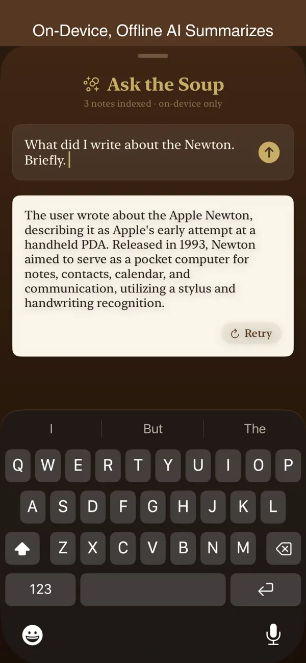 #3. Soup Notes (iOS) 作者: Jared Lewis