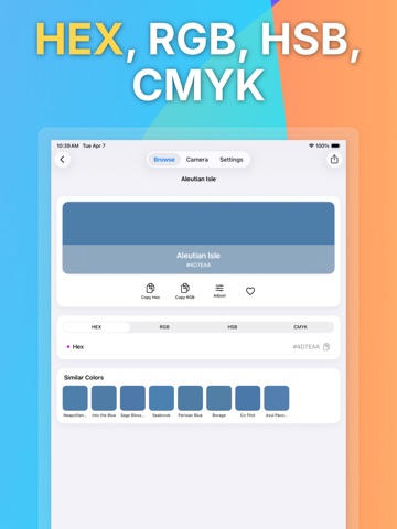 Color Name Finder iPad screenshot