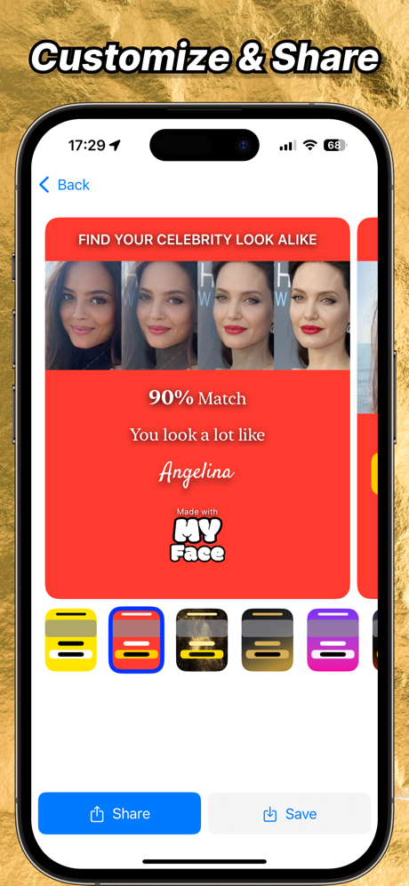 Celebrity Look Alike - MyFace screenshot 3