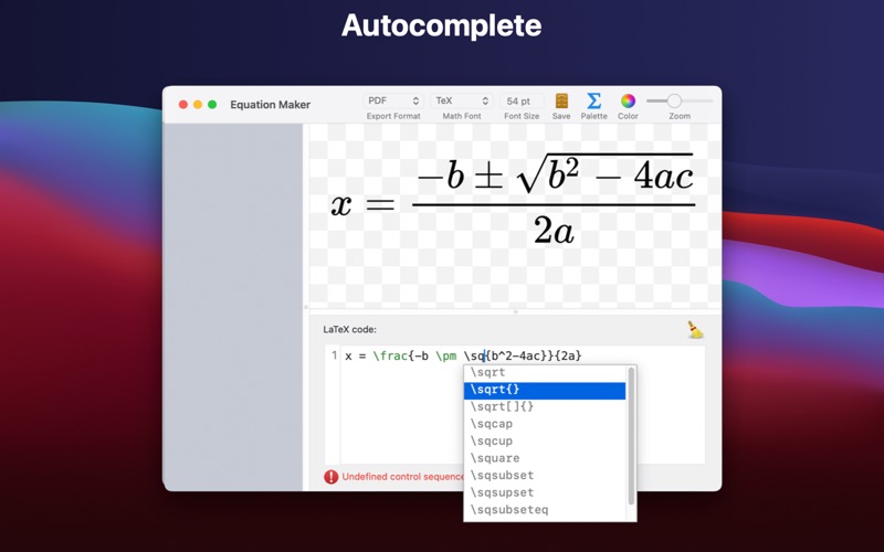 Screenshot #2 pour Equation Maker