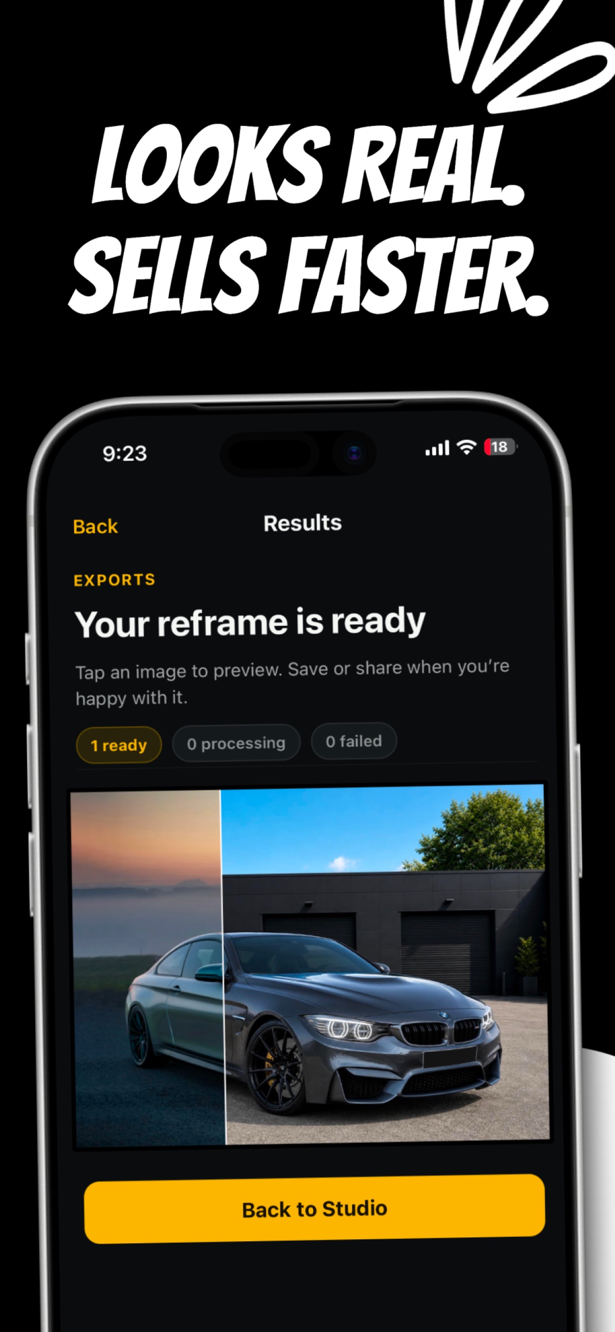Screenshot 1 of Reframe by MYDV