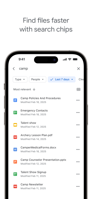 Google Drive – online backup Screenshot