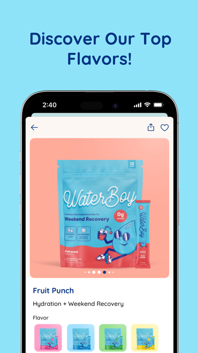 Waterboy Hydration Screenshot