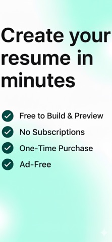 Resumel - CV & Resume Builder screenshot