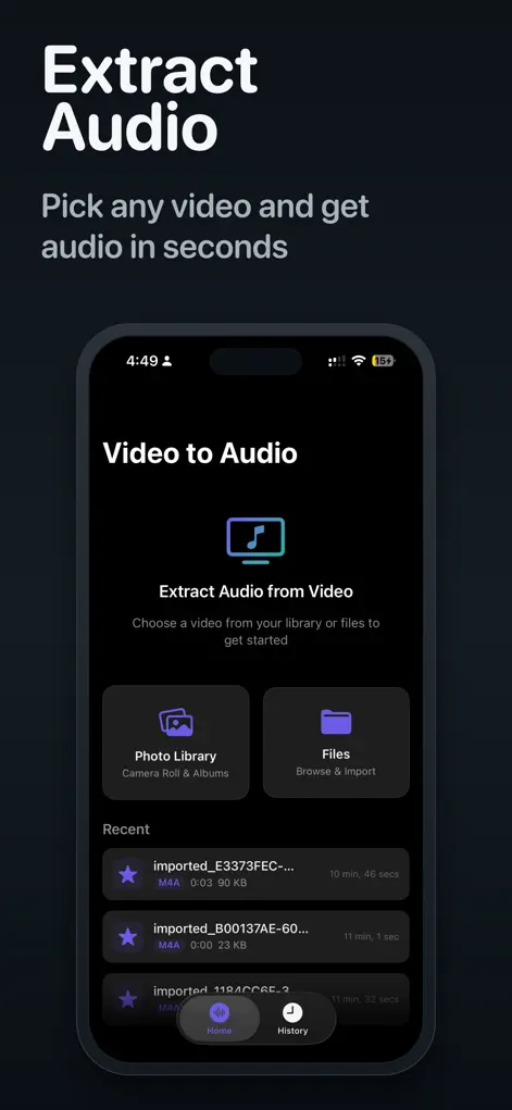 Video to MP3: Audio Extract - Utilities App | MWM
