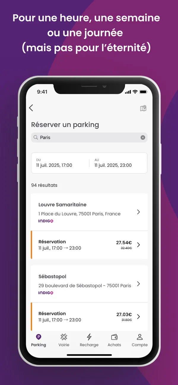 Screenshot #3 pour Indigo Neo - Parking en ville