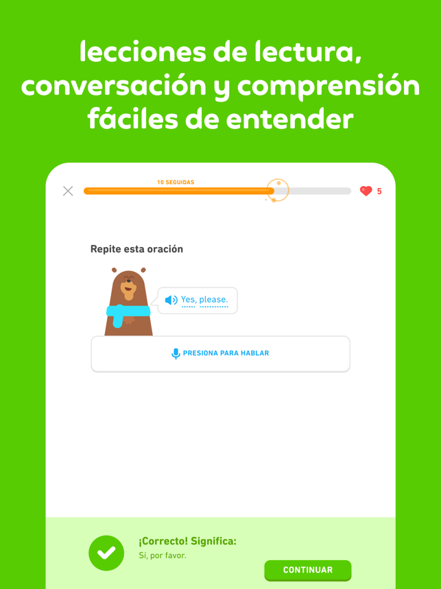 ‎Duolingo - Aprende idiomas Screenshot