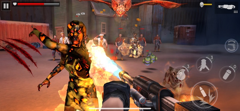 Fire Apocalypse: Zombie Games screenshot 12