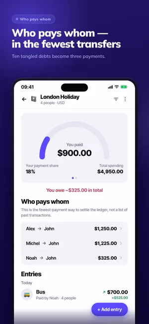 Cosum: Split Bills & Expenses screenshot 2