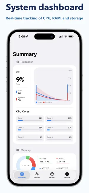 iDevice Monitor screenshot 1