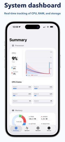 iDevice Monitor app screenshot