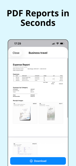 Expensy: Receipt Scanner Screenshot 2 of 7