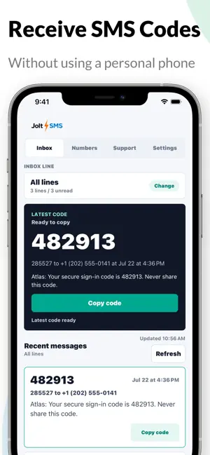 JoltSMS screenshot 1