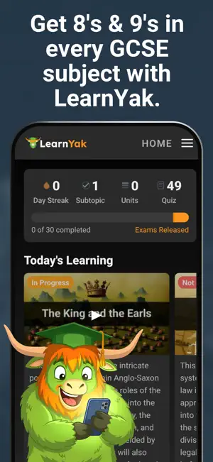 LearnYak UK GCSE screenshot 1