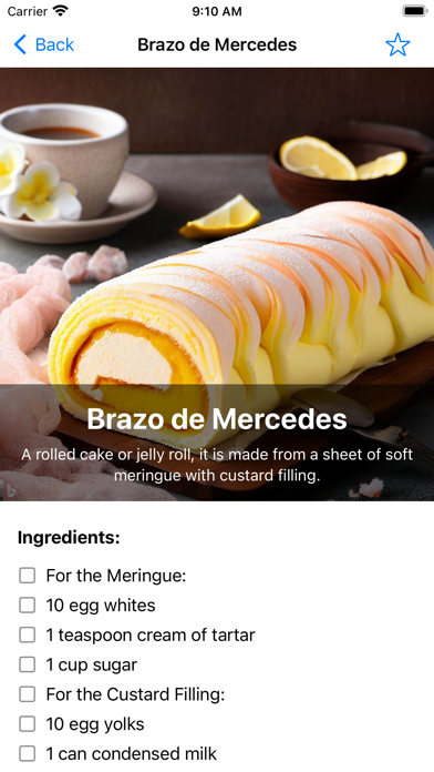 Filipino Food Recipes Offline Screenshot