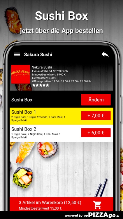 Sakura Sushi App
