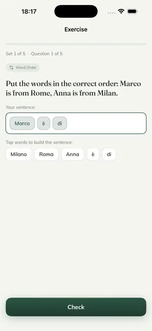 Ciao Veloce: Learn Italian screenshot 4