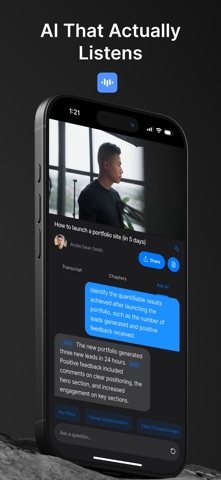 ScreenApp: AI Voice Recorder iPhone screenshot