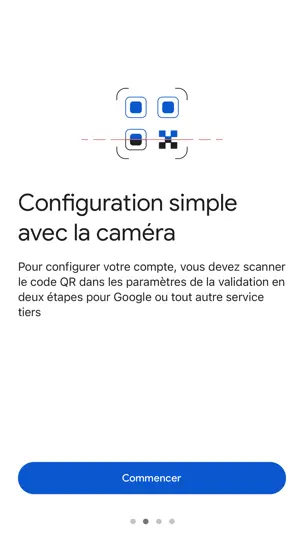 Capture d'écran de Google Authenticator sur iPhone 2