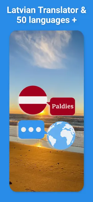 Latvian Translator: Photo + screenshot 1