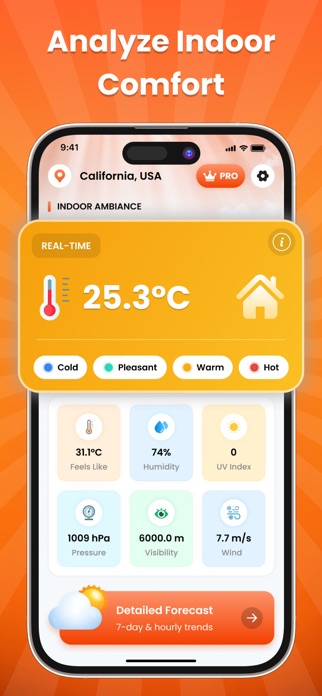 Room Temperature & Weather Screenshot 6 of 9