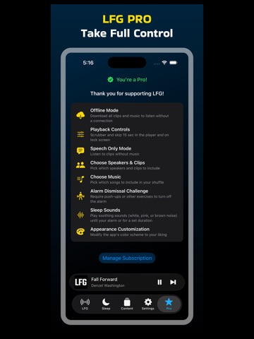 LFG Workout Motivation iPad screenshot