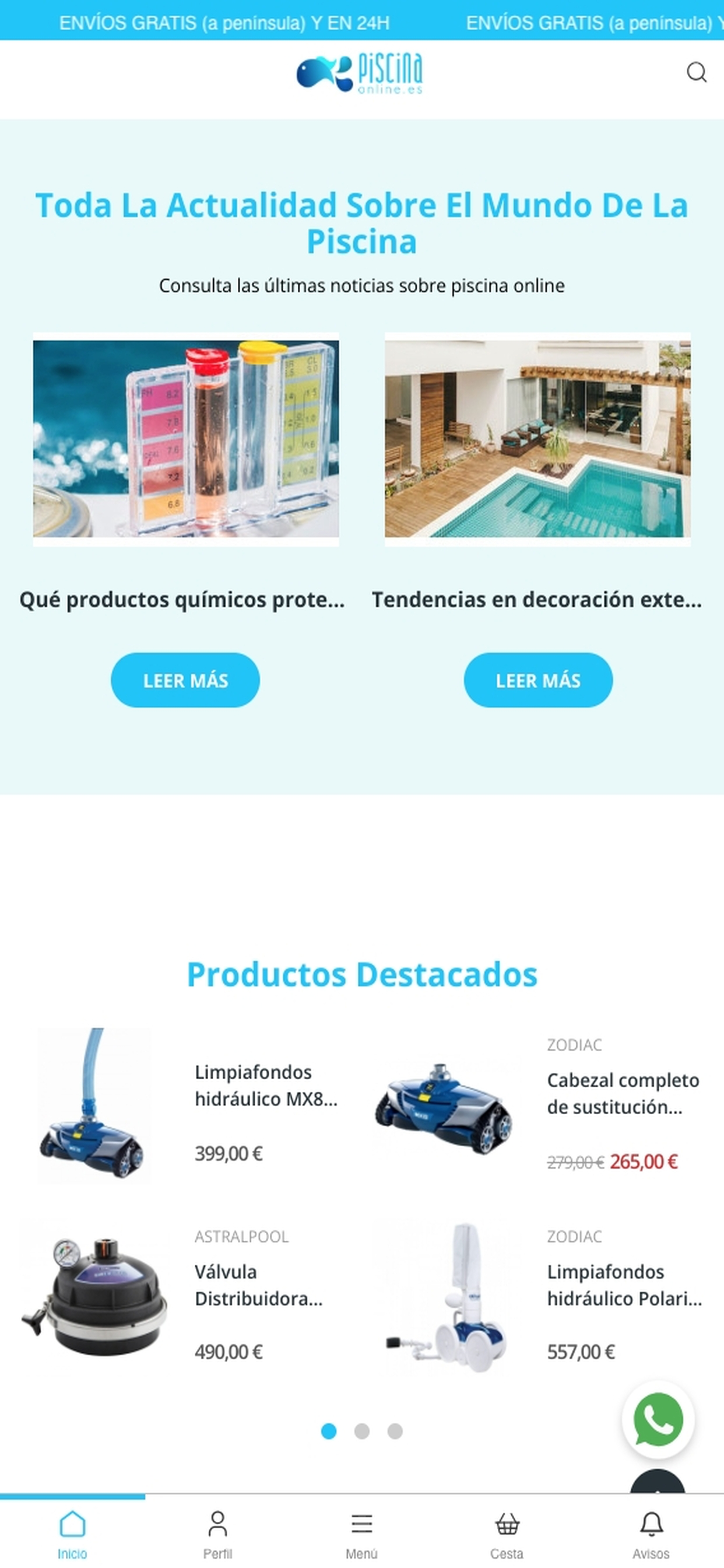Piscina Online – Todo piscinas screenshot 4