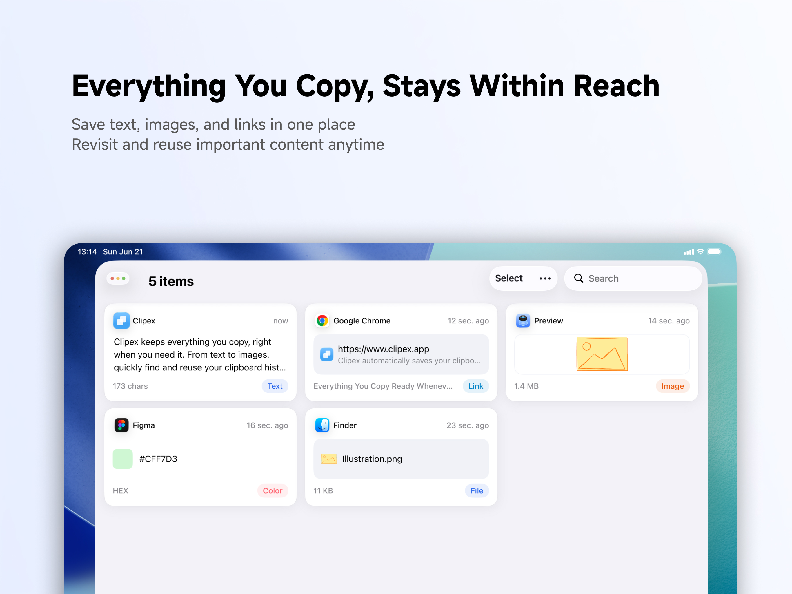 Clipex - Clipboard Manager