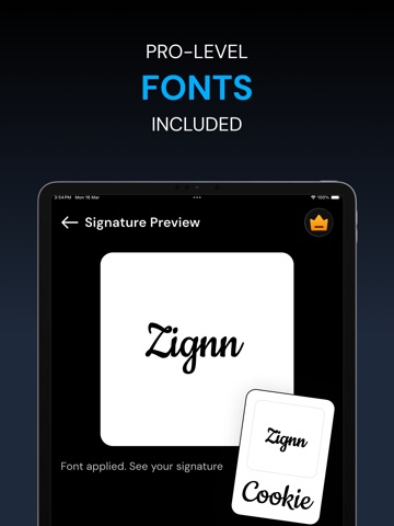 AI Signature Maker ⁃ Generator iPad screenshot