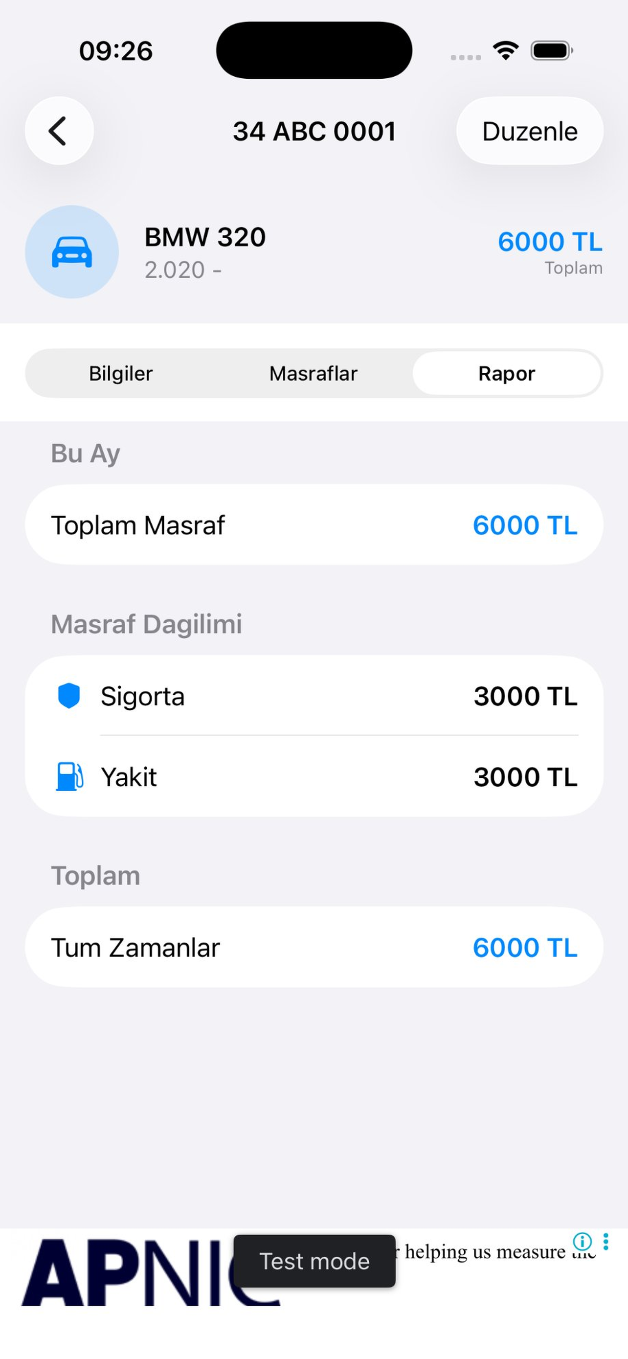 Araç Takip: Sigorta & Masraf screenshot 6