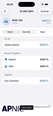 Araç Takip: Sigorta & Masraf screenshot