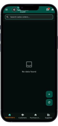 GrowERP Admin open source iPhone screenshot