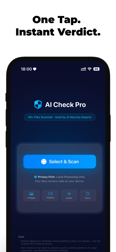 AI Detector App Store screenshot 2 of 4
