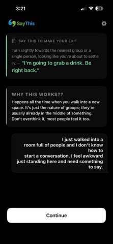 SayThis: Your Social-Copilot screenshot