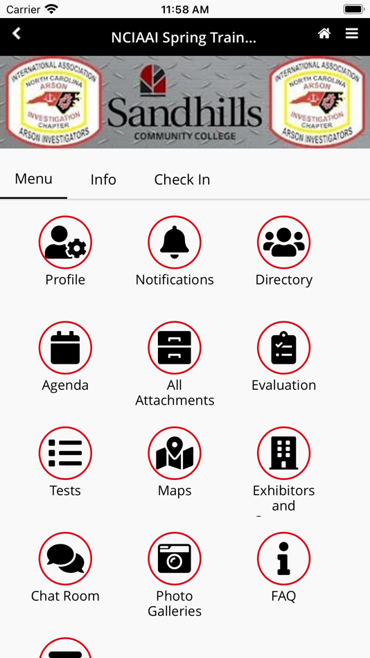#1. NC/SC IAAI Events (iOS) By: Results at Hand Software LLC