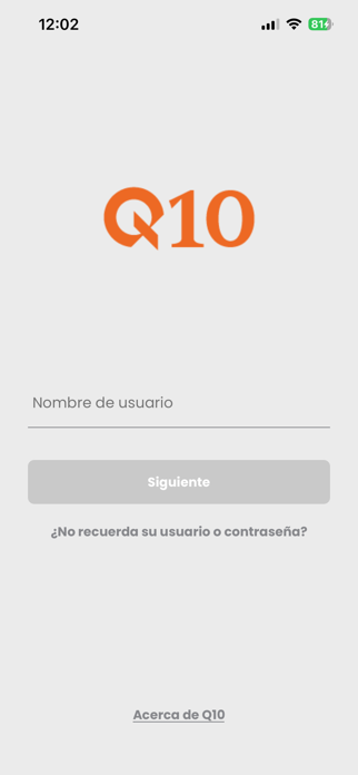 Q10 App Screenshot 1 of 3