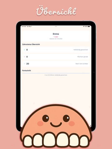 Baby tooth iPad screenshot