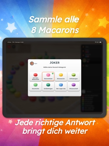 Family Macaron Quiz iPad screenshot