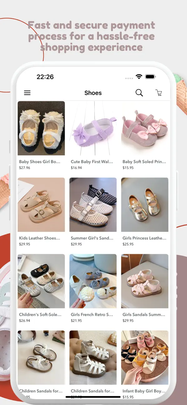 Screenshot #3 pour Chaussures bébé mode magasin