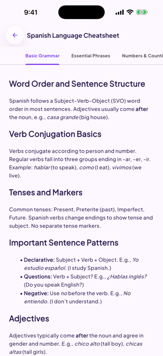 Polyglob: Language Lessons Screenshot 8 of 8